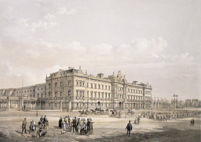 Buckingham Palace, engraved by Thomas Picken, published by Lloyd Bros. and Co. by Edmund Walker